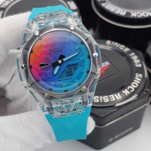 ساعت کاسیو جی شاک کهکشانی آبی Casio G-Shock 020111 Blue