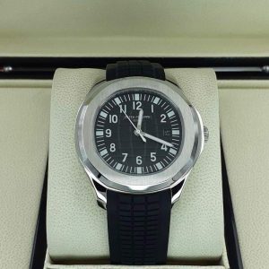 ساعت مردانه پتک فیلیپ مدل اکوانا مشکی patek philippe aquanaut