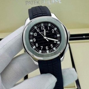 ساعت مردانه پتک فیلیپ مدل اکوانا مشکی patek philippe aquanaut