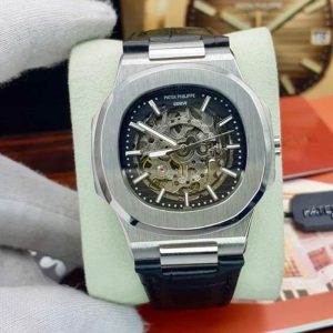 ساعت مردانه پتک فیلیپ بند چرمی PATEK PHILIPPE