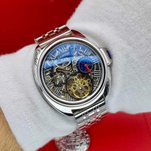 ساعت کارتیه مردانه اتوماتیک سیلور cartier