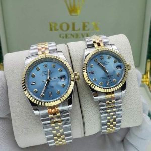 ساعت ست مردانه و زنانه رولکس بند بافت ژوبیلی Rolex