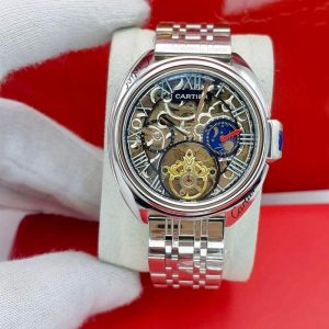 ساعت کارتیه مردانه اتوماتیک سیلور cartier