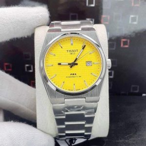 ساعت تیسوت مردانه سیلور زرد tissot prx