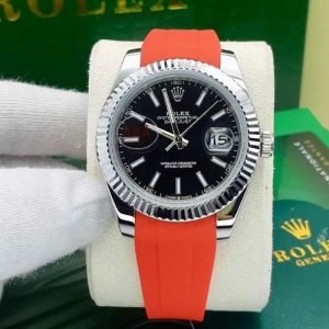 ساعت مردانه رولکس سایز ۴۲ نارنجی Rolex