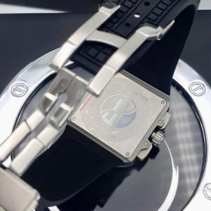 ساعت هابلوت مردانه سیلور مشکی و تاپینگ دار Hublot