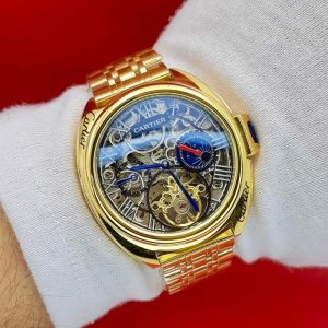 ساعت کارتیه مردانه اتوماتیک گلد cartier