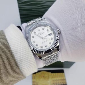 ساعت رولکس در سایز مختلف زنانه مردانه سیلور Rolex