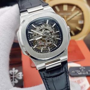 ساعت مردانه پتک فیلیپ بند چرمی PATEK PHILIPPE