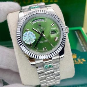 ساعت مردانه رولکس دی دیت سایز 24 موومنت سبز Rolex