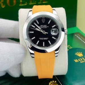ساعت مردانه رولکس سایز ۴۲ زرد Rolex