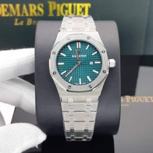 ساعتهای ست مردانه و زنانه اودمار پیگه سیلور سبز Audemars Piguet AP