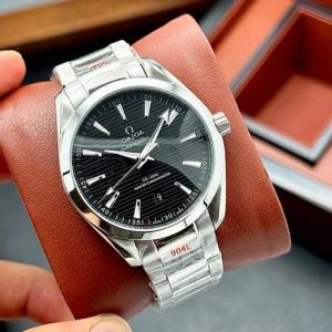ساعت مردانه امگا مدل سی مستر سیلور مشکی Omega