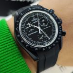 ساعت امگا سواچ فول بلک بند فیکس Omega