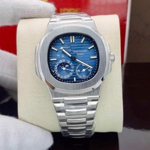 ساعت مردانه پتک فیلیپ ۳ موتوره اتوماتیک سیلور آبی Patek Philippe