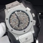 ساعت مردانه هابلوت صفحه اسکلتون۳ موتوره کرم Hublot