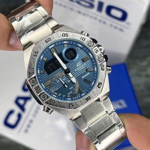 ساعت مردانه کاسیو ادیفایس سیلور آبی Casio