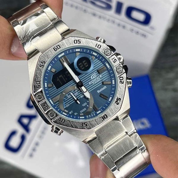 ساعت مردانه کاسیو ادیفایس سیلور آبی Casio