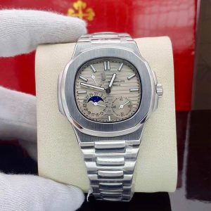 ساعت مردانه پتک فیلیپ ۳ موتوره اتوماتیک سیلور کرم Patek Philippe