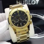 ساعت مردانه هابلوت کیفیت مستر سیلور مشکی Hublot