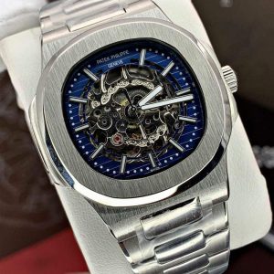 ساعت مردانه پتک فیلیپ اپن هارت کوکی سیلور آبی Patek Philippe