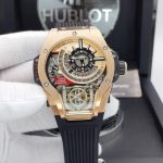 ساعت مردانه هابلوت جمجه رزگلد مشکی Hublot