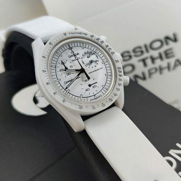 ساعت امگا سواچ سفید Omega