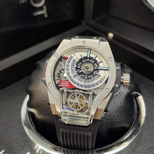 ساعت مردانه هابلوت جمجمه مشکی سیلور Hublot