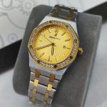ساعت اودمار پیگه دور نگین سیلور گلد Audemars Piguet AP