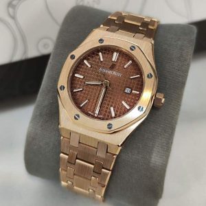 ساعت اودمار پیگه رزگلد قهوه ای Audemars Piguet AP