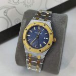ساعت اودمار پیگه سیلور گلد آبی Audemars Piguet AP
