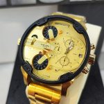 ساعت مردانه دیزل هفت موتوره گلد مشکی Diesel