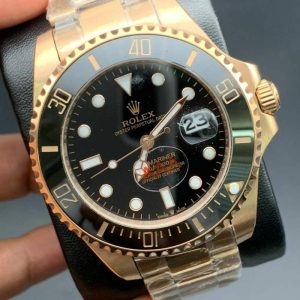 ساعت مردانه رولکس سابمارینر مشکی رزگلد Rolex Submariner