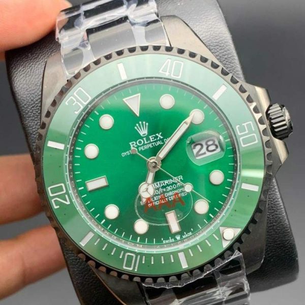 ساعت مردانه رولکس سابمارینر سبز سیلور Rolex Submariner