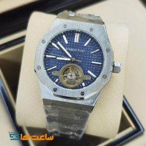 ساعت مردانه اودمار پیگه اتوماتیک سیلور آبی Audemars Piguet AP
