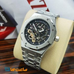 ساعت مردانه اودمار پیگه مدل اسکلتون سیلور Audemars Piguet