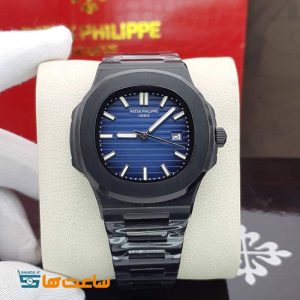 ساعت پتک فیلیپ ناتیلوس مشکی سورمه ای Patek Philippe Nautilus Black Blue