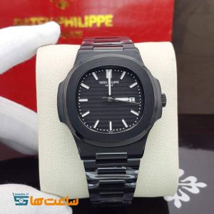 ساعت پتک فیلیپ ناتیلوس مشکی Patek Philippe Nautilus Black