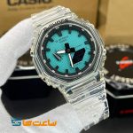 ساعت زنانه و مردانه کاسیو جیشاک شفاف مشکی Casio G-Shock GA-2100