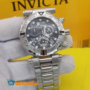 ساعت اینویکتا مردانه مدل سوباکو کرنوگراف سیلور مشکی INVICTA SUBAQUA