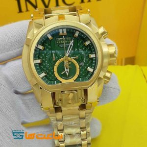 ساعت مردانه اینویکتا گودزیلا گلد سبز Invicta
