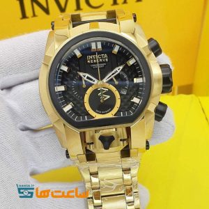 ساعت مردانه اینویکتا گودزیلا گلد مشکی Invicta
