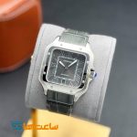 ساعت مردانه کارتیر سانتوس اتومات خاکستری Cartier Santos