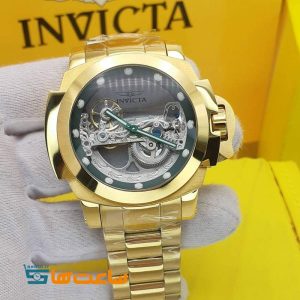 ساعت اینویکتا مردانه اتوماتیک گلد سبز Invicta AutoMatic