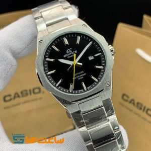 ساعت مردانه کاسیو ادیفایس سیلور مشکی Casio