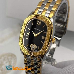 ساعت مچی زنانه ورساچه سیلور گلد مشکی Versace Couture