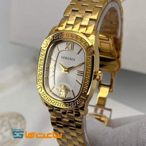 ساعت مچی زنانه ورساچه گلد سفید Versace Couture