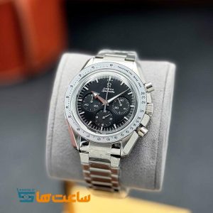 ساعت مچی مردانه امگا اسپیدمستر سیلور مشکی سفید Omega Speedmaster