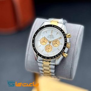 ساعت مچی مردانه امگا اسپیدمستر سیلور گلد مشکی Omega Speedmaster