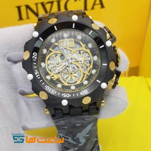 ساعت مچی مردانه اینویکتا هیبرید مشکی گلد INVICTA Hybrid